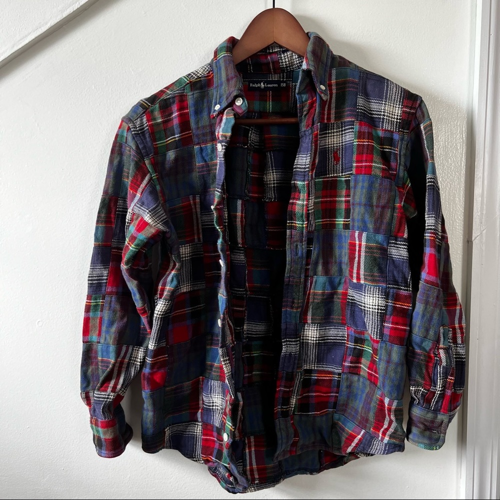 Polo Ralph Lauren patchwork flannel button down